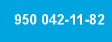 950 042-11-82 950 042-11-82